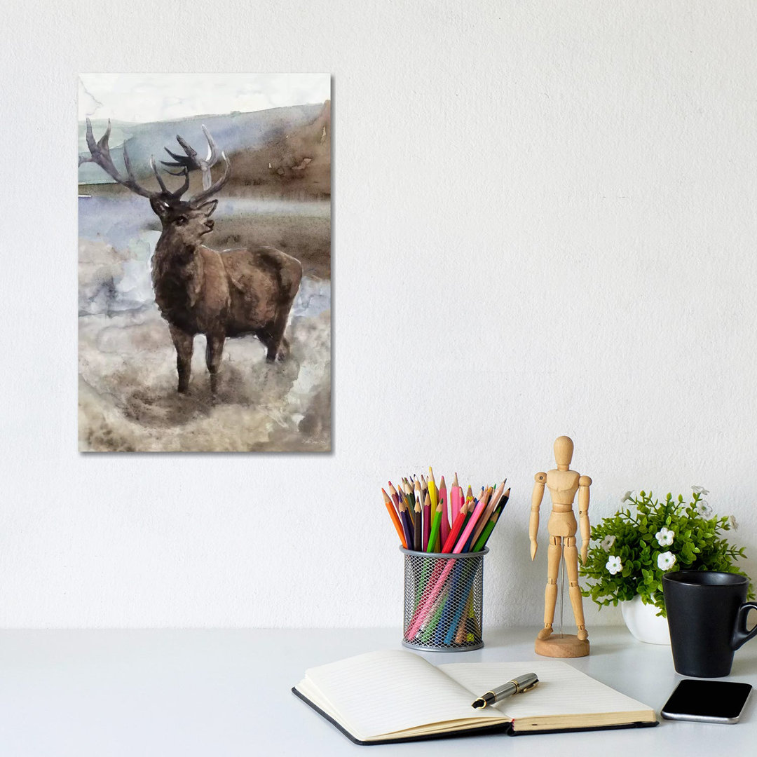 Grand Elk II von Stellar Design Studio - Galerieverpackte Leinwand Giclée auf Leinwand