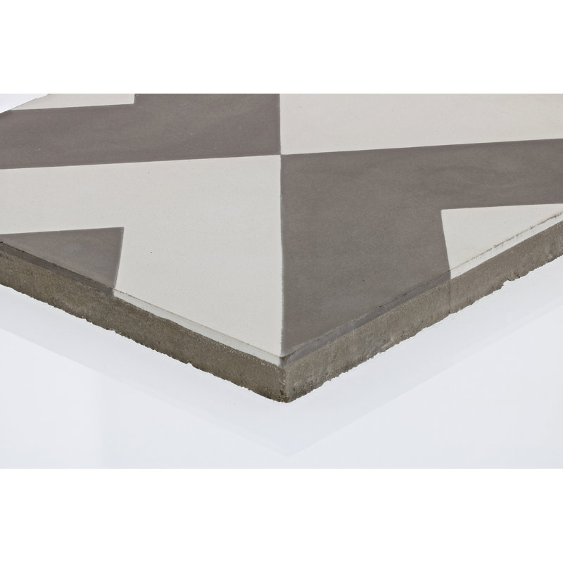 Carreau de ciment espagnol pour mur et plancher 8 po x 8 po Remy, Structure