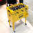 Yellow + Black Rectangular Aluminium Alloy Foosball Tables