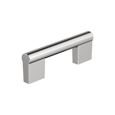 Versa 3 inch (76mm) Center-to-Center Polished Chrome Cabinet Bar Pull