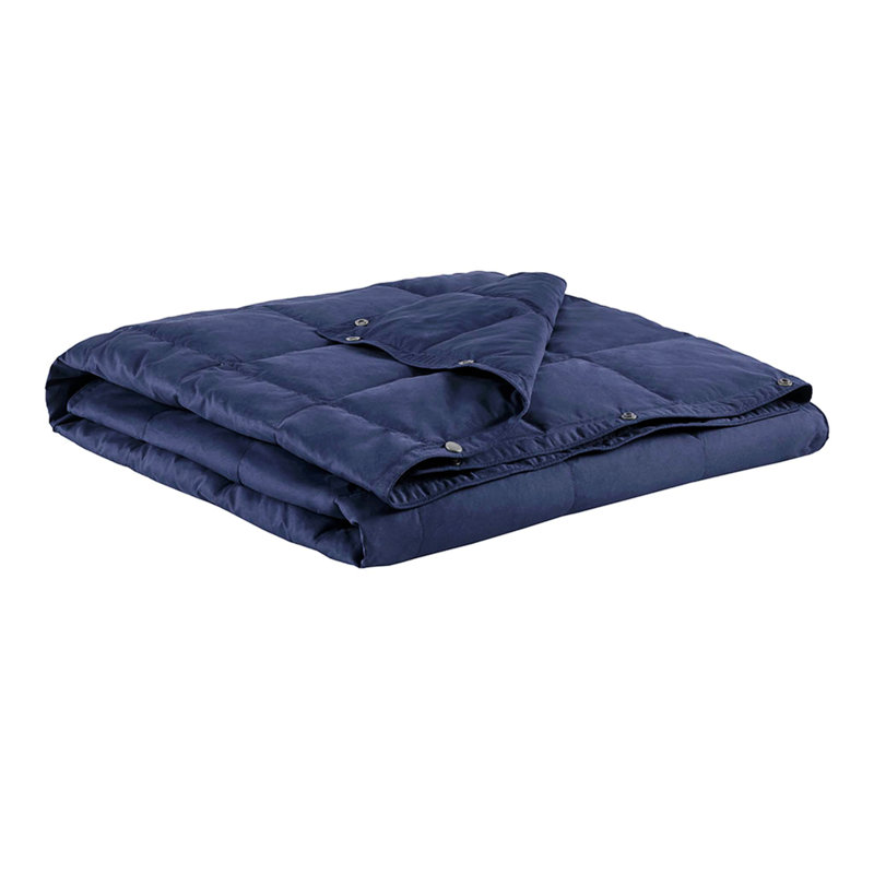 Machine Woven Throw, Indigo