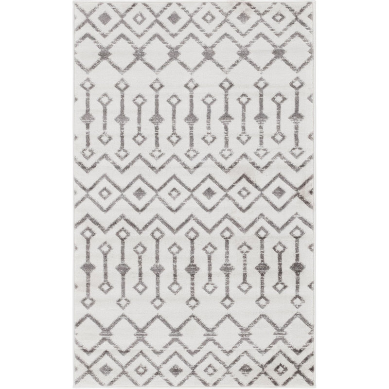 Aemtenan Abstract Indoor Rug, Rectangle 3'3" x 5'3"