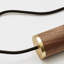 Oblo Pendant Light In Walnut