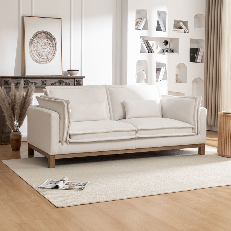 Canapé 84,6 po, Blanc