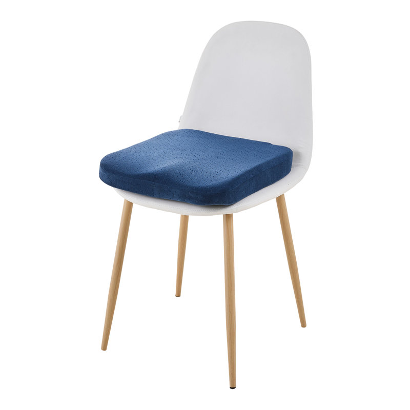 Memory Foam Non-slip Seat Cushion, Navy Blue