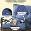 Ensemble à bascule, ensemble de conversation d'extérieur en osier avec chaises berçantes, table et coussins-266419026