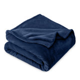 Bare Home Microplush Fleece Blanket - Fuzzy, Warm, Bed/Throw Blanket