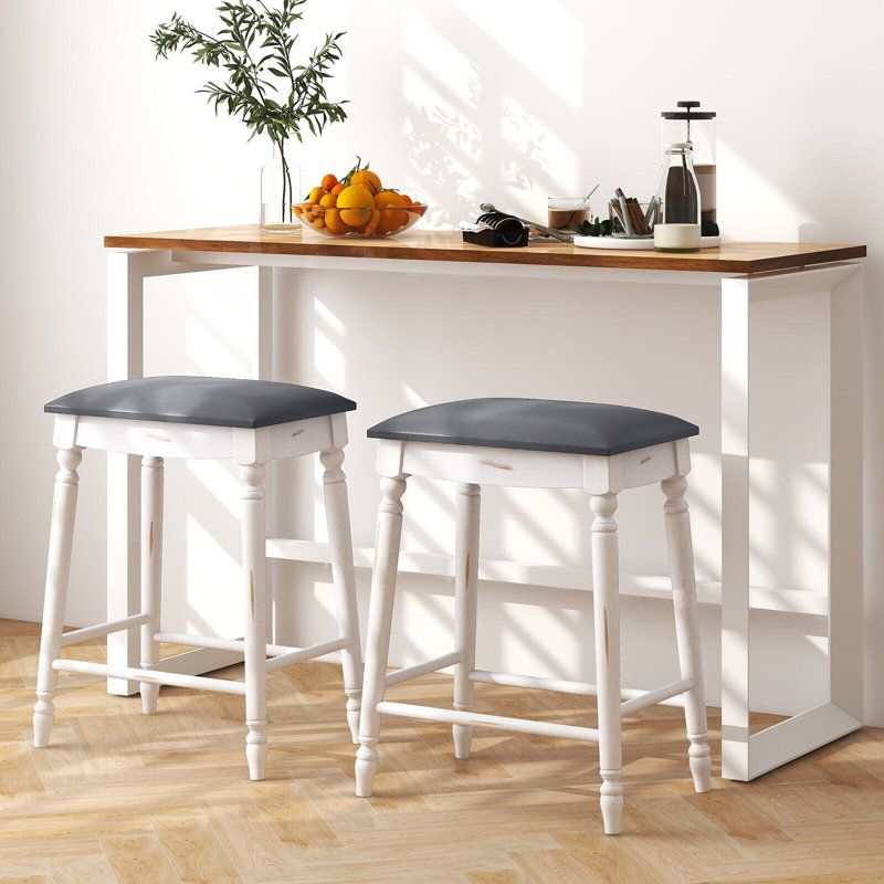 Minerve Upholstered Counter Stool, 61cm