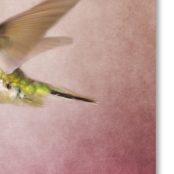 Luxurious Abstract Hummingbird Canvas Print, 15" x 20"
