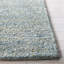 Tapis bleu clair en laine / coton touffeté à la main Moniz-1786537736