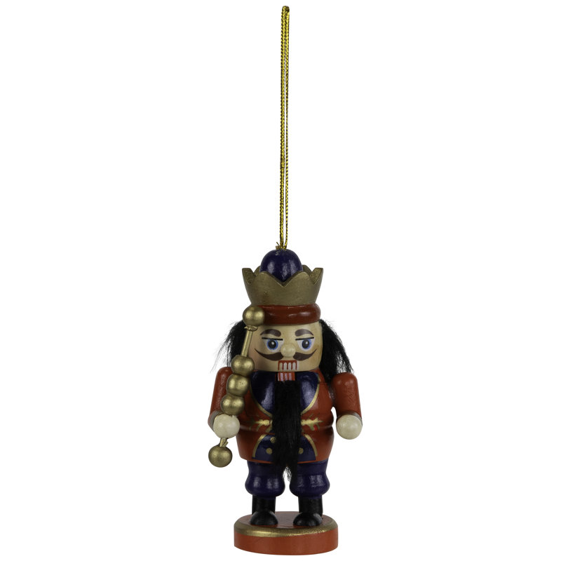 Professional Nutcracker Christmas Ornaments - 4" - Set Of 6 - Multicolor