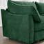 Chenille en velours, enroulé, en forme de croissant, tiroir de rangement, rangement caché, matériau résistant à l'usure et à la peau, confortable et lisse