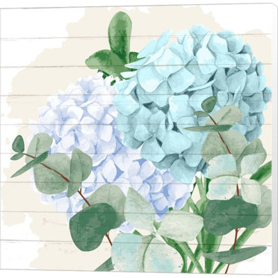 Décoration murale hortensia
