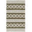 Tapis géométrique en laine et en coton tissé à la main-1564509107