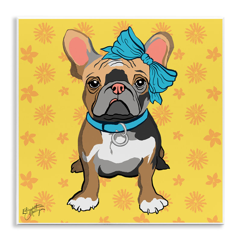 Art mural chiot Fashionista, par Elizabeth Medley