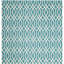 Tapis géométrique en coton tissé à la main Holsworthy Cedar Brook-19270204