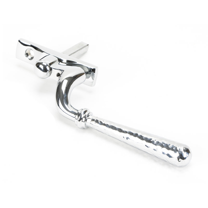 Hammered Newbury Espag Door Accessory, Polished Chrome