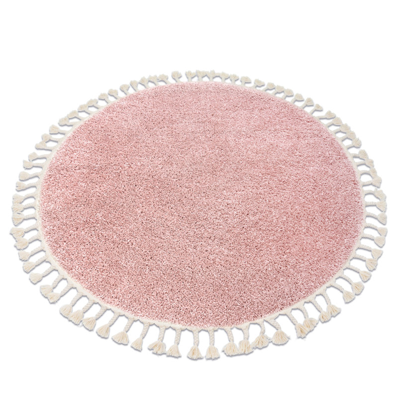 Round Winchell Solid Colour Area Rug, Round 120cm