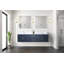 Meuble-lavabo double gris foncé de 72 po X P 22 po D et 30 po Miroirs à DEL-117984808