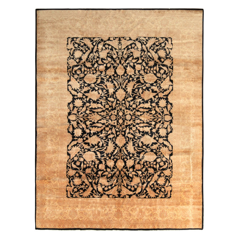 Tabriz One-of-a-Kind Rectangle 7'3" X 9'7" Hand Knotted Area Rug