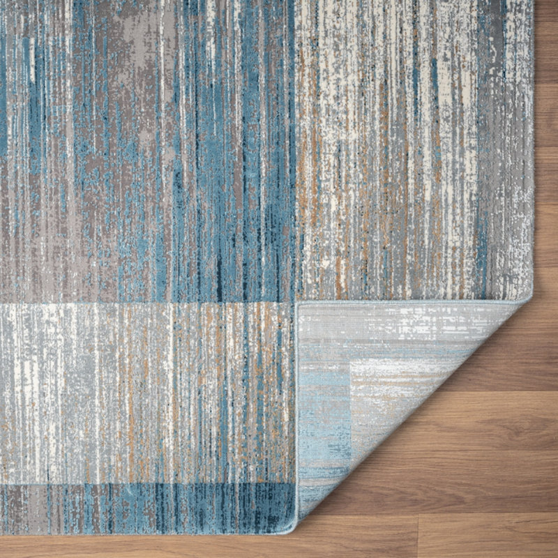 Echo Abstract Area Rug, Rectangle 7'9" x 9'9"