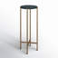 Nigella Marble and Cross Legs Side Table-346669259