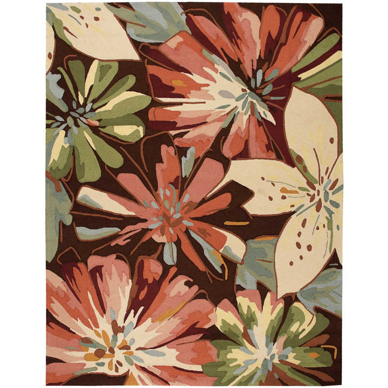Asiha Floral Indoor Rug, Rectangle 8' x 10'6"