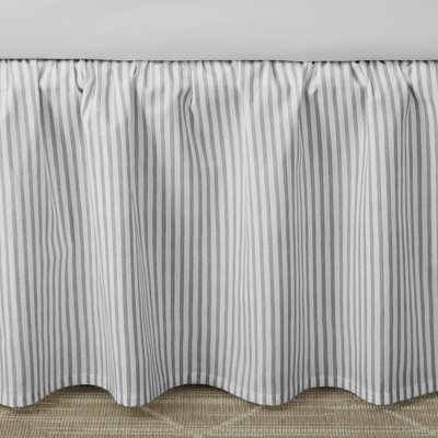 Laura Ashley Ticking Stripe Bed Skirt