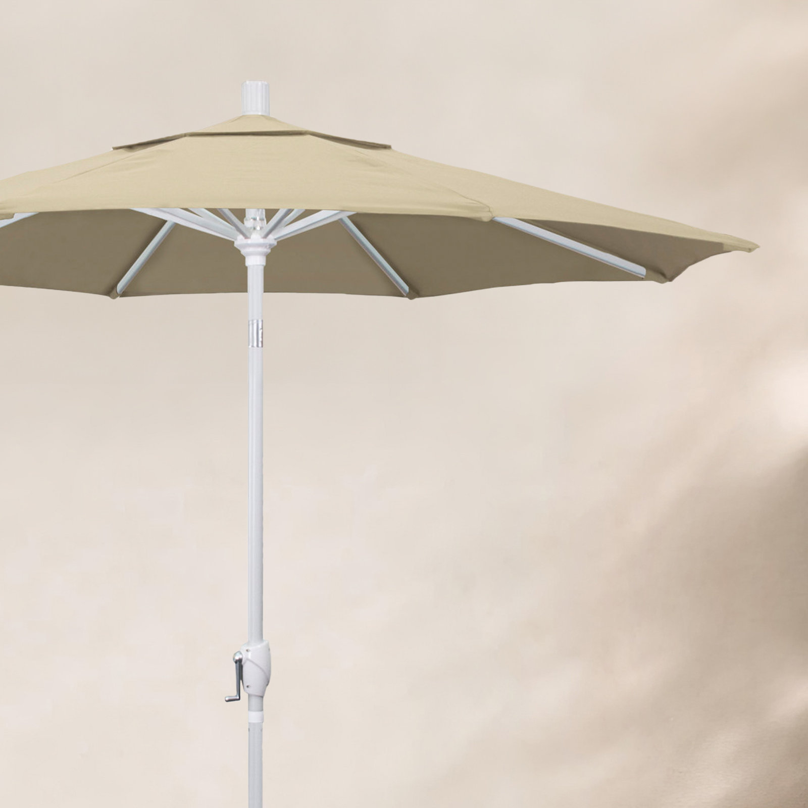 90'' Outdoor Umbrella, Pacific Blue - Pacifica, White, Pacifica