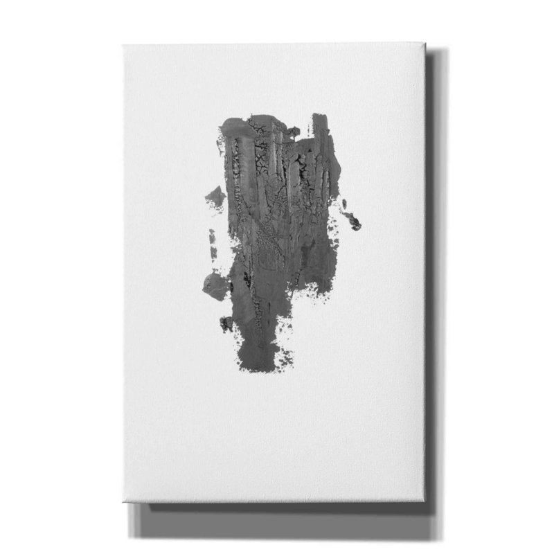 «Thecle Coal I» par Incado - reproduction sur toile tendue, L 12 po x H 18 po