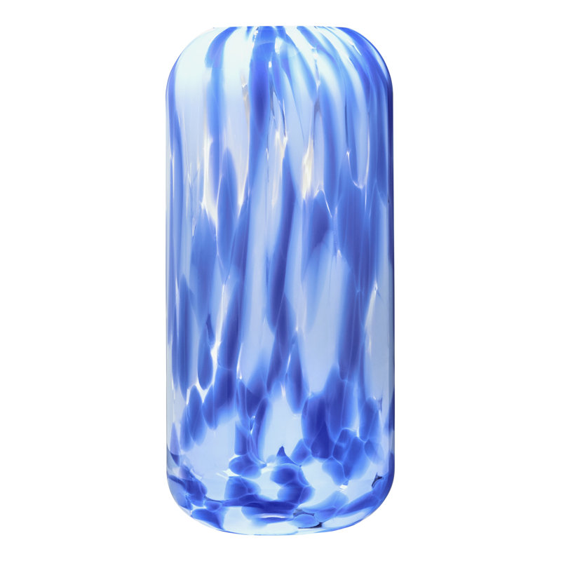Vase Lava, Bleu, 10.75"