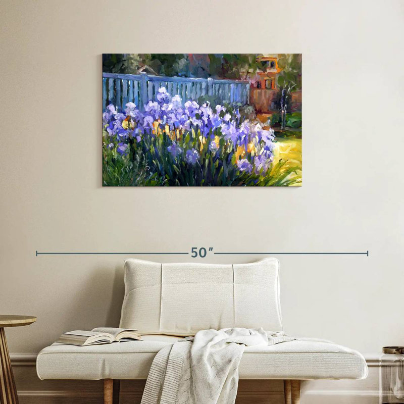 Fleurs Harisk Iris, H 24 po x l 36 po