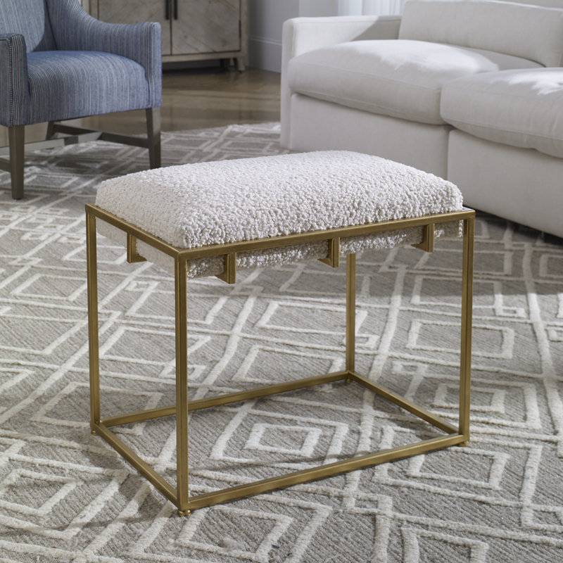 Paradox Upholstered Vanity Stool