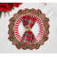 Candy Cane Bow Placemat
