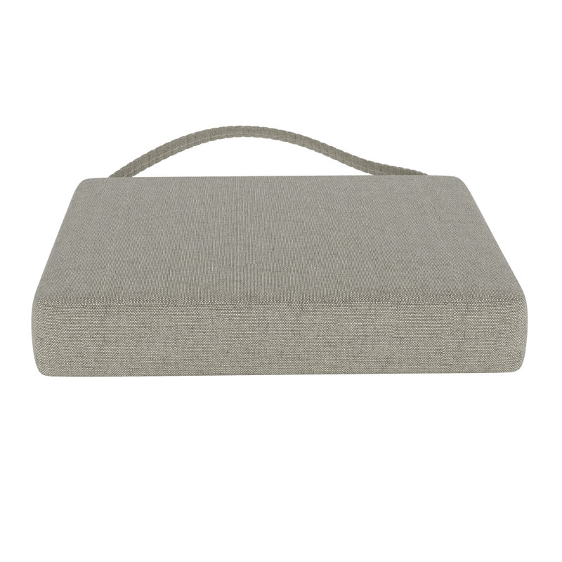 Sunbrella® Indoor/Outdoor Dining Chair Cushion, Spectrum Dove Sunbrella® Plainweave