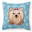  Coussin Snowflake Yorkie Yorkishire Terrier