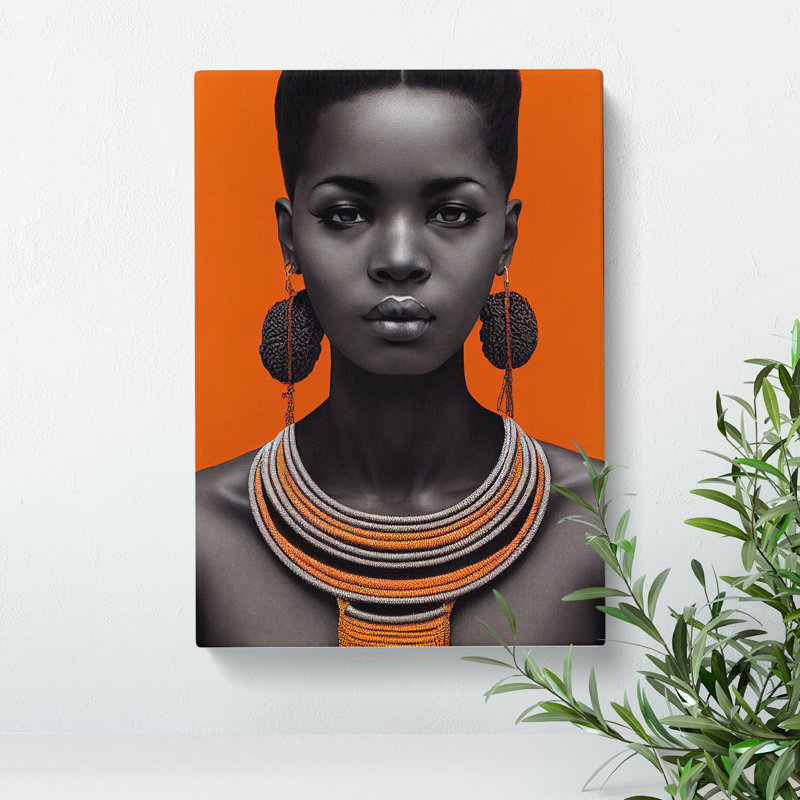 XC1022-4598X The Resplendent Woman - Wrapped Canvas Print, 60cm H x 40cm W x 3cm D