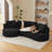 Modern Curved L-Shape Luxury Sectional Oversized Sofamodern Corduroy Cloud Sofa-714668185