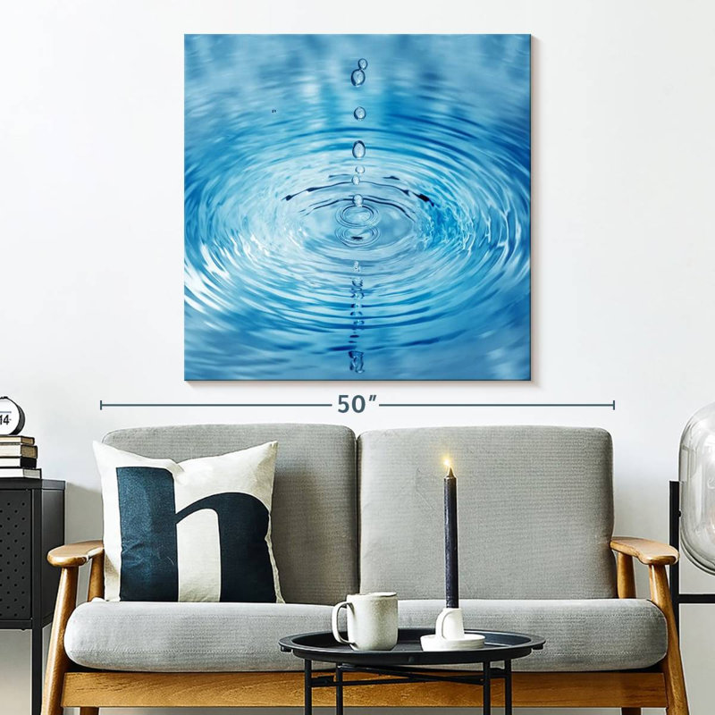 Alvord Falling Water Ripples, 33" H x 33" W