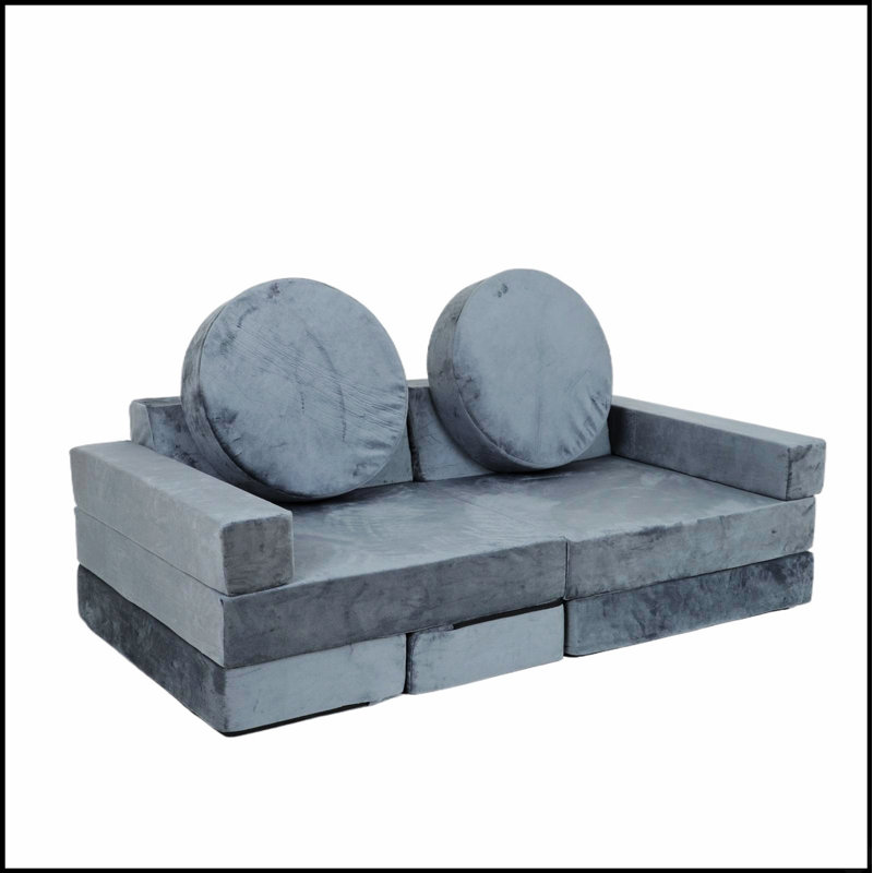 Ensemble de canapé modulaire pour enfants avec mousse haute densité pour un bâtiment créatif et des activités sécuritaires pour les tout-petits