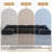 7 - Piece Upholstered Gray Faux Rabbit Fur Flannel Reversible Modular Sofa Living Room Sectional Couch with Ottoman-850720678-850720677