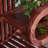 Solid wood shelving floor-to-ceiling flower stand