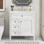 Meuble-lavabo de 30 po avec lavabo supérieur, armoire de rangement moderne avec 2 tiroirs et un tiroir basculant-739388781-738506382