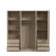 Ingram 4 Door Manufactured Wood Wardrobe