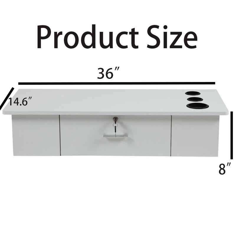 Organisateur de maquillage Mikkeline, Blanc