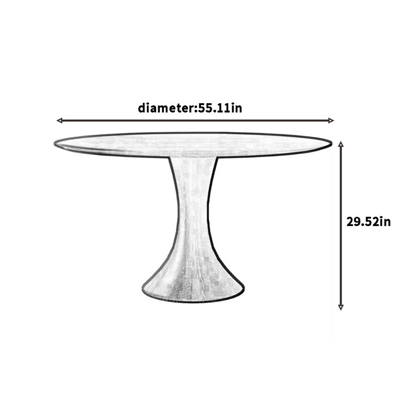 Bernice, 29.52"H x 55.11"L x 55.11"W