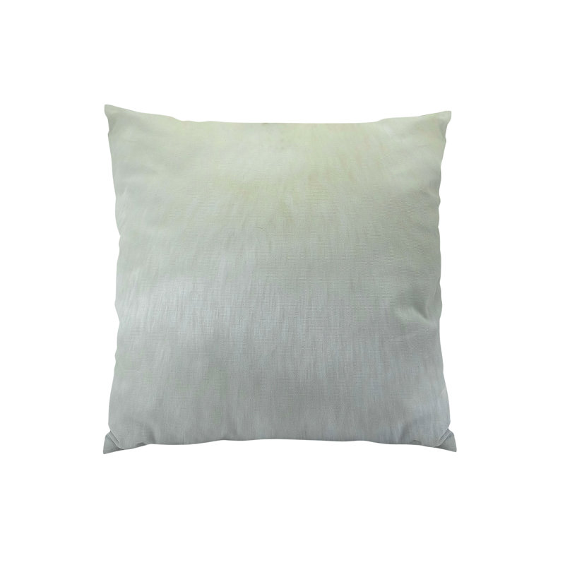 Coussin fait à la main Arctic Fox, 24 po x 24 po, Carré