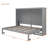 Queen Size Murphy Bed Wall Bed,Gray-1133164135-1133164130