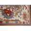 Tapis oriental fait à la main bleu Oushak 9 x 12