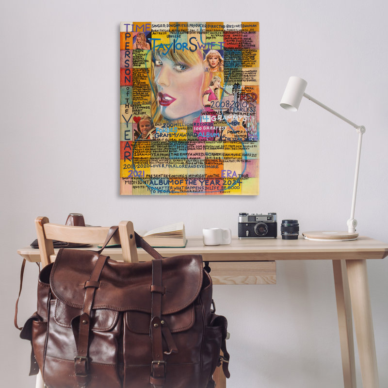 «Taylor Musician Collage» par Sabin, H 48 po x l 36 po
